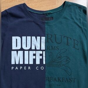 Torrid "The Office" Themed Blue & Green Pullover Sweatshirt Size 4